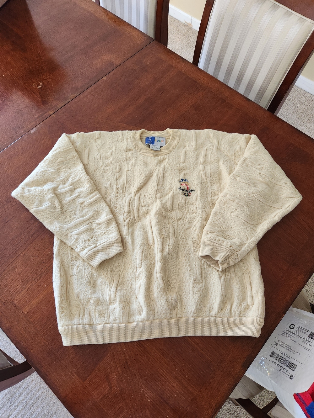 Vintage COOGI 1996 Sydney 2000 Olympics  Sweater Size XXL Runs Small